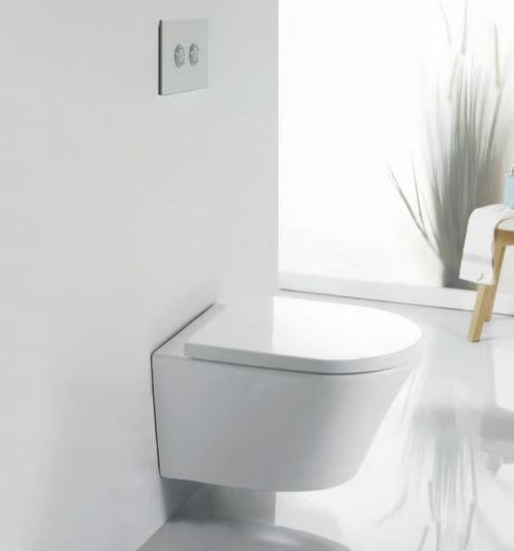 WC sans bride suspendu